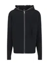 Rick Owens Ribbed-knit Virgin Wool Zip-up Sweater In Black