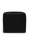 Rick Owens Zip Wallet In Black