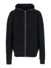 Rick Owens Ribbed-knit Virgin Wool Zip-up Sweater In Black