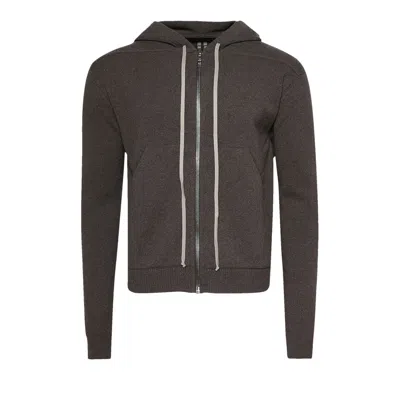 Pre-owned Rick Owens Zipped Hoodie 'dust' | Grey | Men's Size L In Gray
