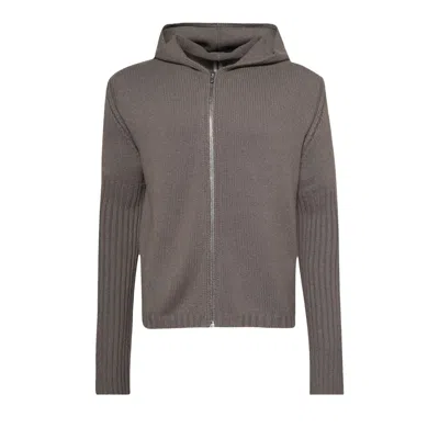 Pre-owned Rick Owens Zipped Hoodie 'dust' | Grey | Men's Size Xl In Gray