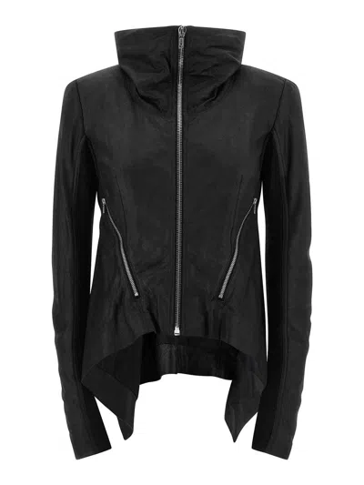 RICK OWENS ZIPPED NASKA BIKER JACKET