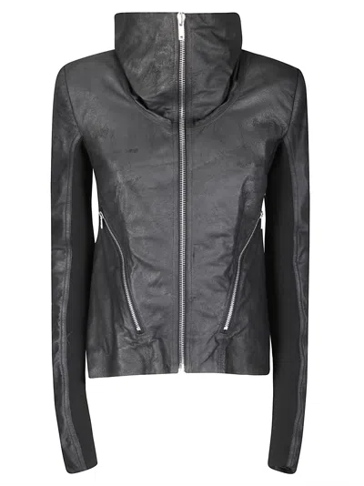 RICK OWENS ZIPPED NASKA BIKER JACKET
