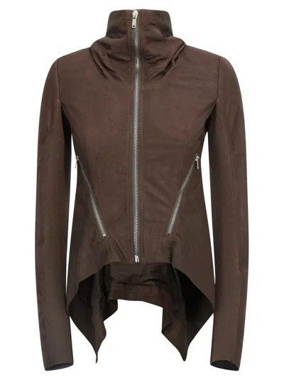 RICK OWENS ZIPPED NASKA BIKER JACKET