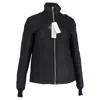 Rick Owens Zipped Parka Jacket In Black Cotton In Black