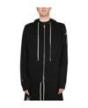 Rick Owens Zipper Casual Jacket In Black