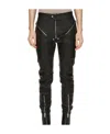 Rick Owens Bonotto Headon Straight-leg Convertible Zip-embellished Cotton-blend Canvas Trousers In Black