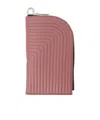 Rick Owens Zipper Wallet In Pink