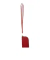 Rick Owens Zipper Wallet In Red