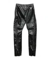 Rick Owens Zippered Casual Pants In Black