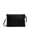 Rick Owens Zippered Crossbody Bag In Black