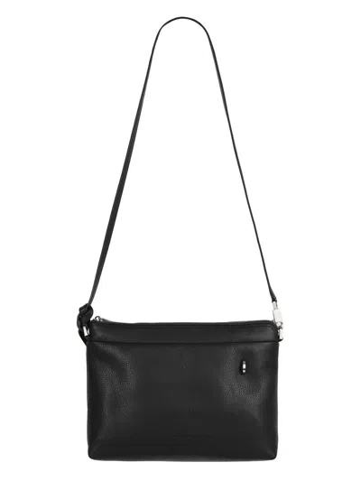 Rick Owens Zippered Shoulder Bag In Black