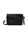 Rick Owens Zippered Shoulder Bag In Black