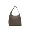 Rick Owens Zippered Shoulder Bag In Brown