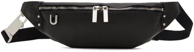 Rick Owens Zippered Waist Pack In Black