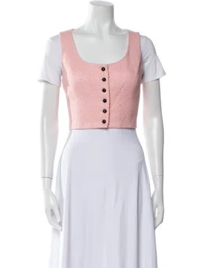 Pre-owned Rickie Freeman Bolero In Pink