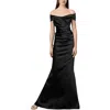 Rickie Freeman Teri Jon Womens Pleated Polyester Evening Dress