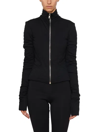 Rickowenslilies Black Imbottito Ella Jacket For Women