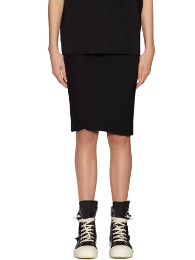 Rickowenslilies Black Stretch Skirt For Women