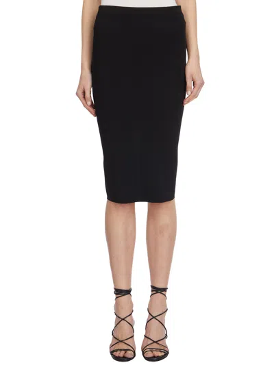 Rickowenslilies Gonna Dirt Pillar Skirt Black