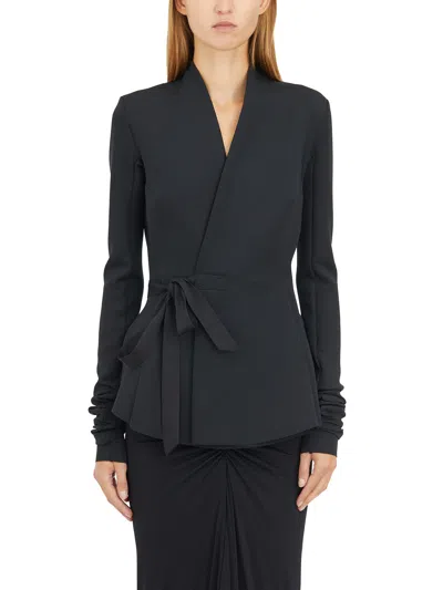 Rickowenslilies Slim Fit Fashion Jacket In Black