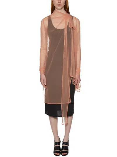 Rickowenslilies Stretch Jacket In Tulle In Multi