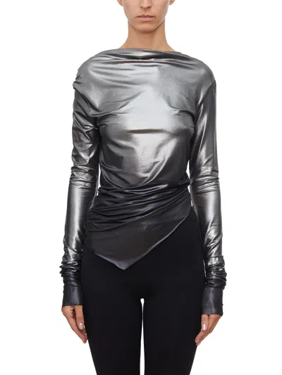 Rickowenslilies Top M/l Degrade In Black