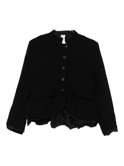 Ricorrrobe Button-up Fitted Jacket In Black