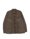 Ricorrrobe Lychen Buttoned Jacket In Brown