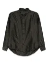 Ricorrrobe Striped Shirt In Green