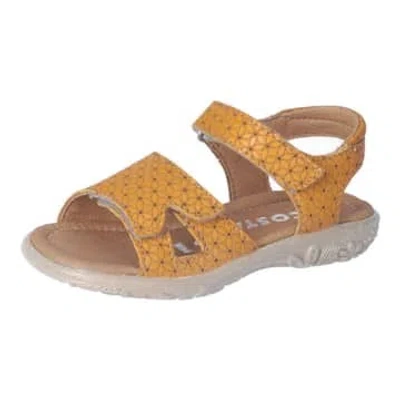 Ricosta Moni Leather Sandals (fanta) 27-35 In Brown