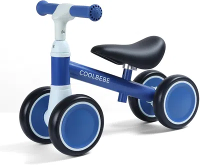 Ride One Baby Balance Bike For 1 Year Old Boys Girls Gift, 2 Year Old Toddler Balance Bike With 4 Silent Whee In Blue