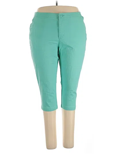 Pre-owned Riders By Lee Casual Pants In Teal