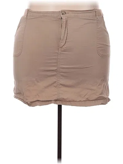 Pre-owned Riders By Lee Casual Skirt In Brown