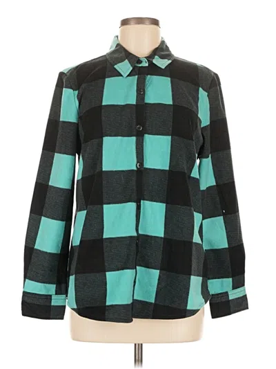 Pre-owned Riders By Lee Fleece Jacket In Teal