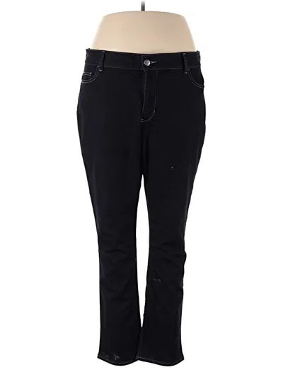 Pre-owned Riders By Lee Jeggings In Black