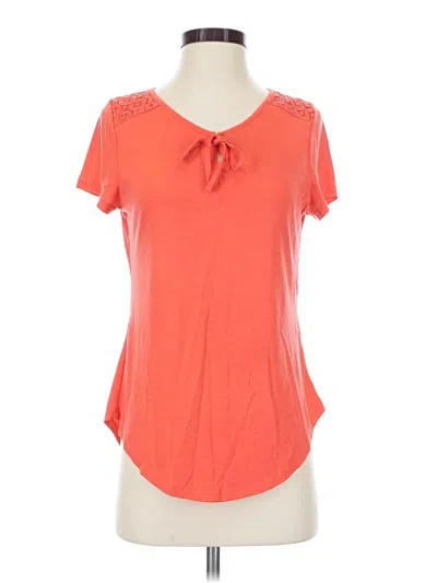 Pre-owned Riders By Lee Short Sleeve T-shirt In Orange