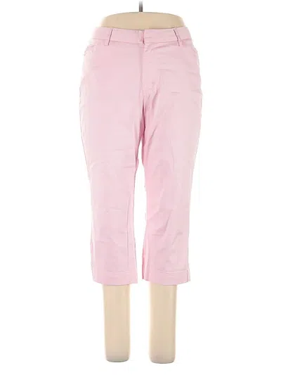 Pre-owned Riders Casual Pants In Pink
