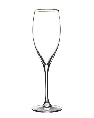 Riedel Gold Rim Vinum Cuvee Prestige Set Of 2 Glasses In Black