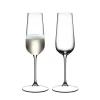 Riedel Grape@ Champagne Flute Wine Glass, Set Of 2, 8 Ounce In Transparent