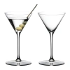 Riedel Grape@ Martini Cocktail Glass, Set Of 2, 7 Ounce In Transparent