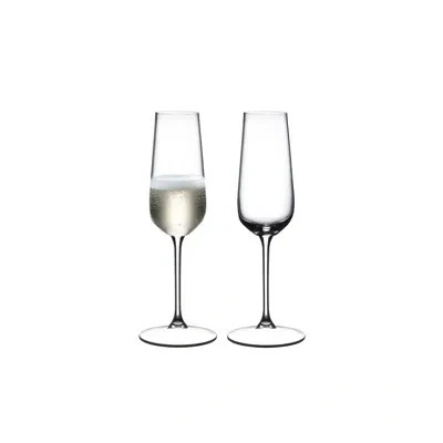 Riedel Grape@ Champagne Flute (set Of 2) In Clear