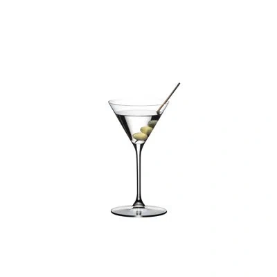 Riedel Grape@ Martini Glass (set Of 4) In Clear