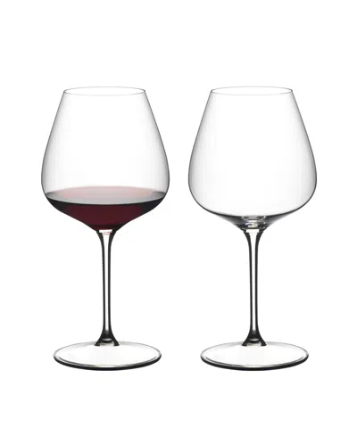 Riedel Grape@ Pinot Noir / Nebbiolo/ Aperitivo, Set Of 2 In Transparent