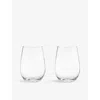 Riedel O Glass Wine Tumblers Set Of Two In Clear