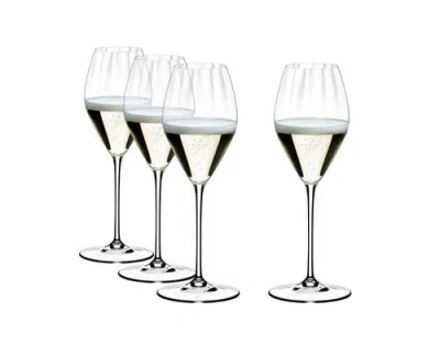 Riedel Performance Champagne Wine Glasses, Buy 3 Get 4 In Transparent