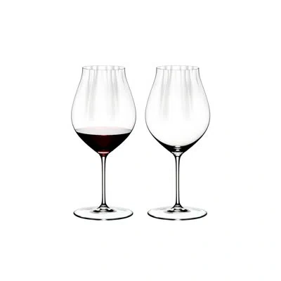 Riedel Performance Pinot Noir Wine Glass (set Of 2) In Clear