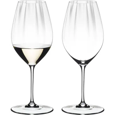 Riedel Performance Riesling Wine Glass, Set Of 2 In Gray