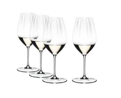 Riedel Performance Riesling Wine Glasses, Buy 3 Get 4 In Transparent