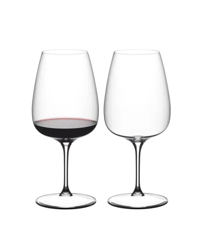 Riedel Red Wine / Aperitivo, Set Of 2 In Transparent